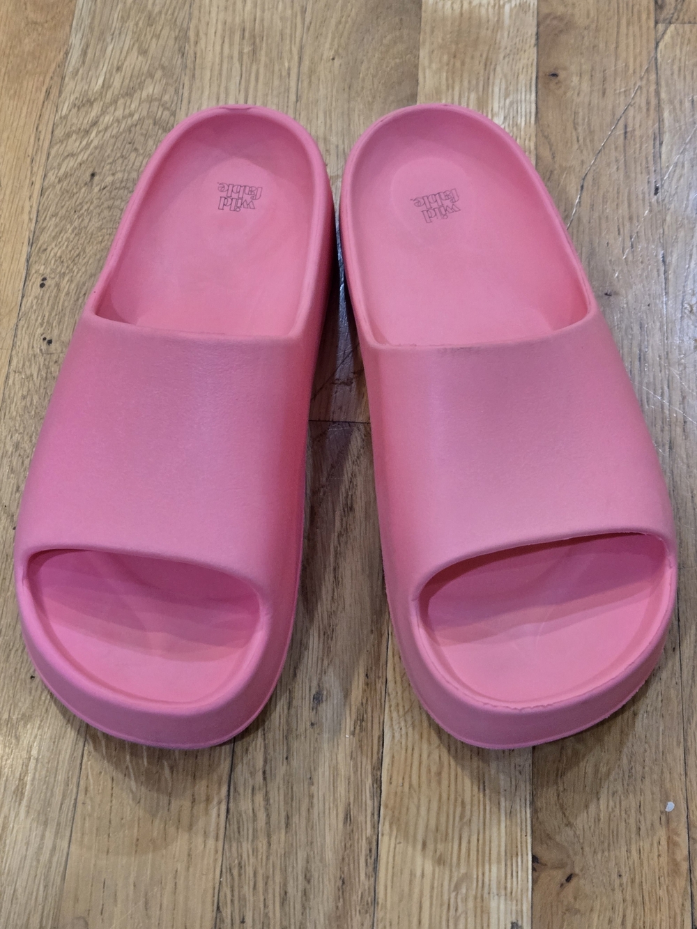 wild fable Pink Foam Slide Sandals